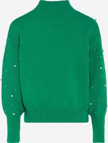 faina - Pullover em verde