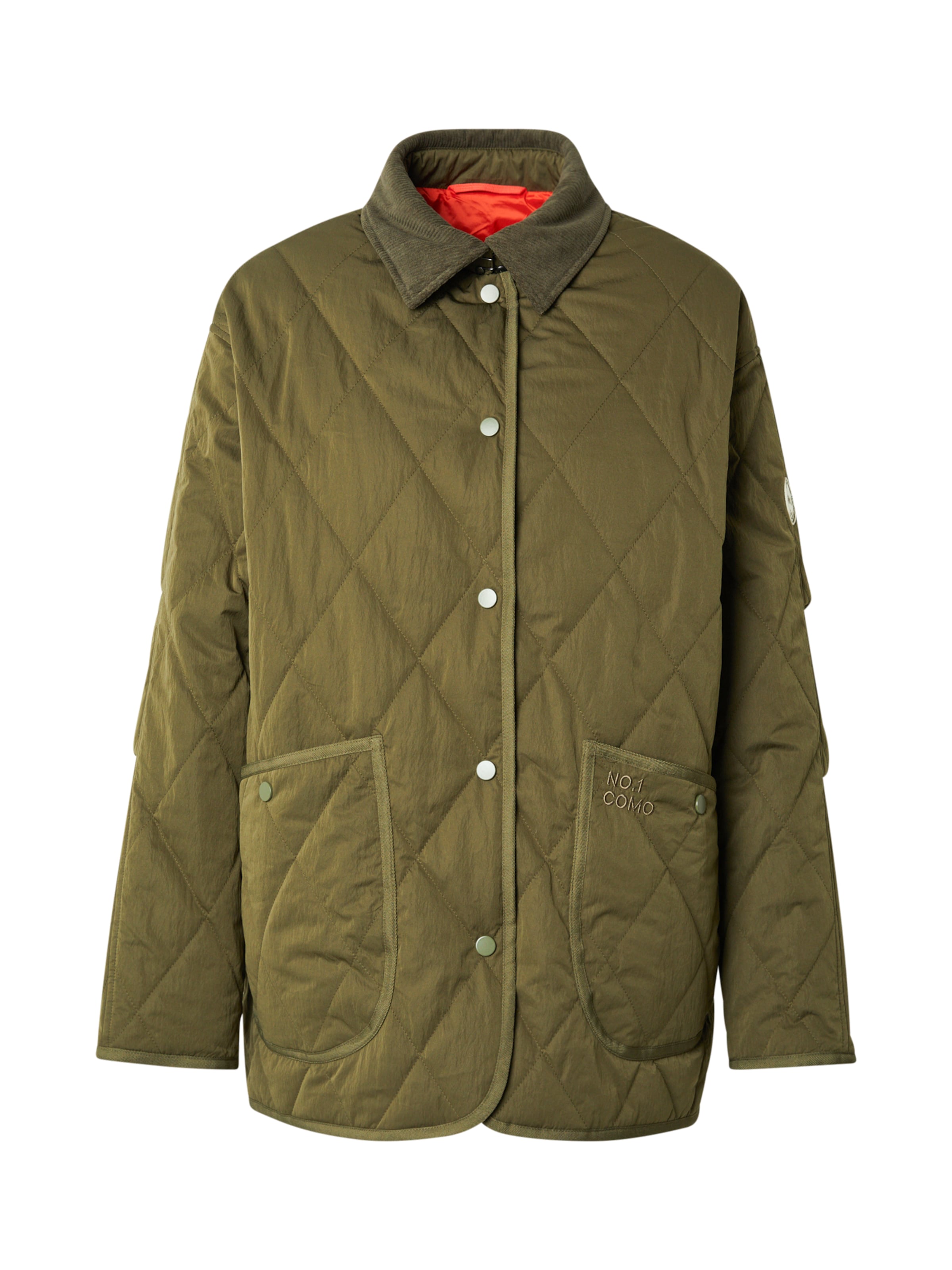 No. 1 Como Jacke 'HUSKY' in Grün: Vorderseite