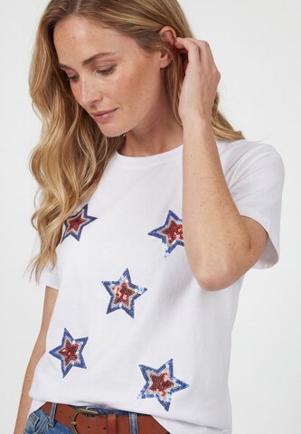 T-shirt usha BLUE LABEL en blanc