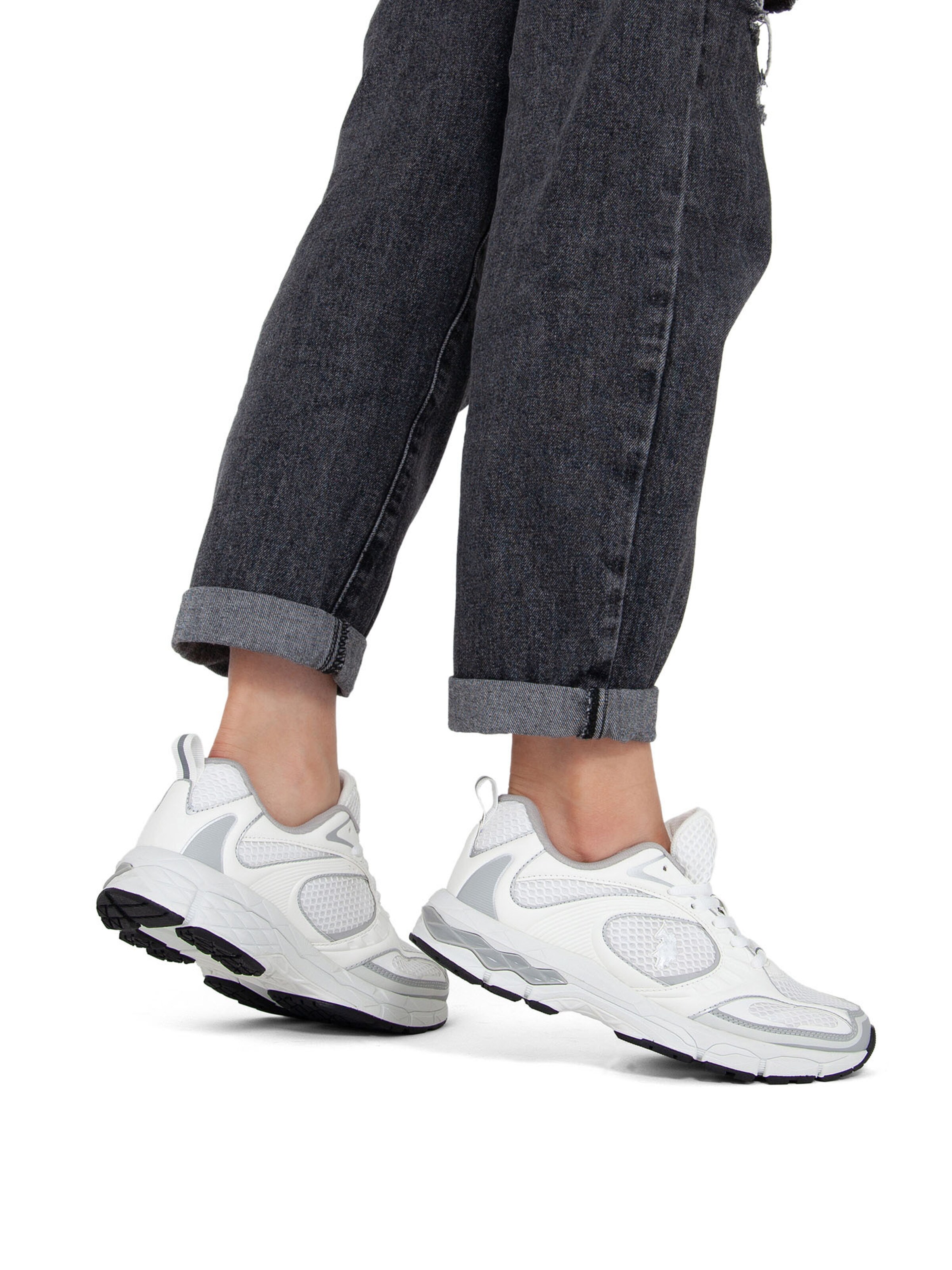 Baskets basses 'Swift' US POLO ASSN. en blanc