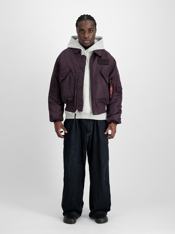 ALPHA INDUSTRIES Средняя посадка Демисезонная куртка 'CWU 45' в Лиловый