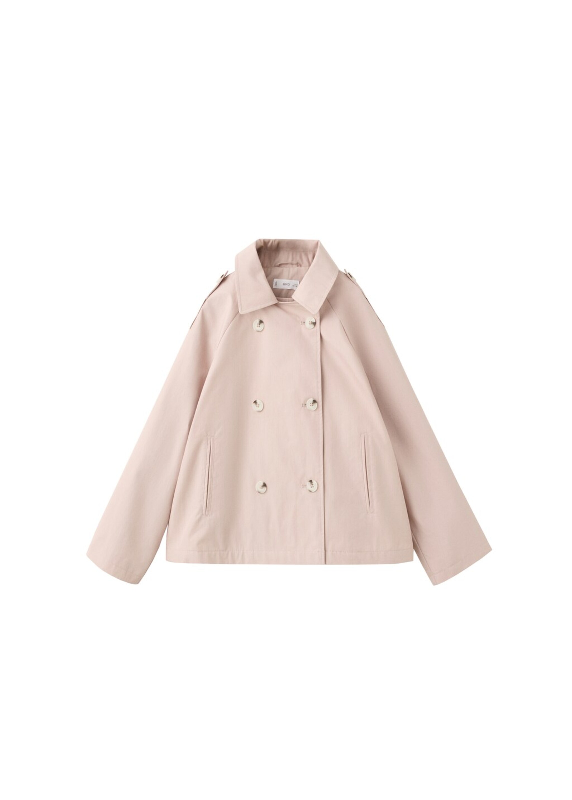 MANGO KIDS Between-Season Jacket 'Paloma' in Pink: front