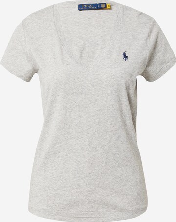 T-shirt Polo Ralph Lauren en gris : devant