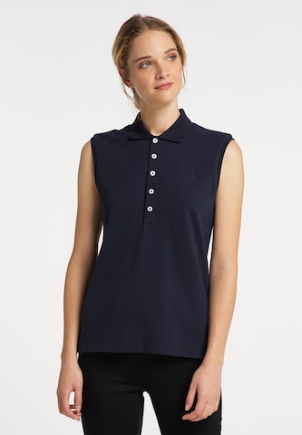 DreiMaster Maritim Shirt in Blauw: voorkant