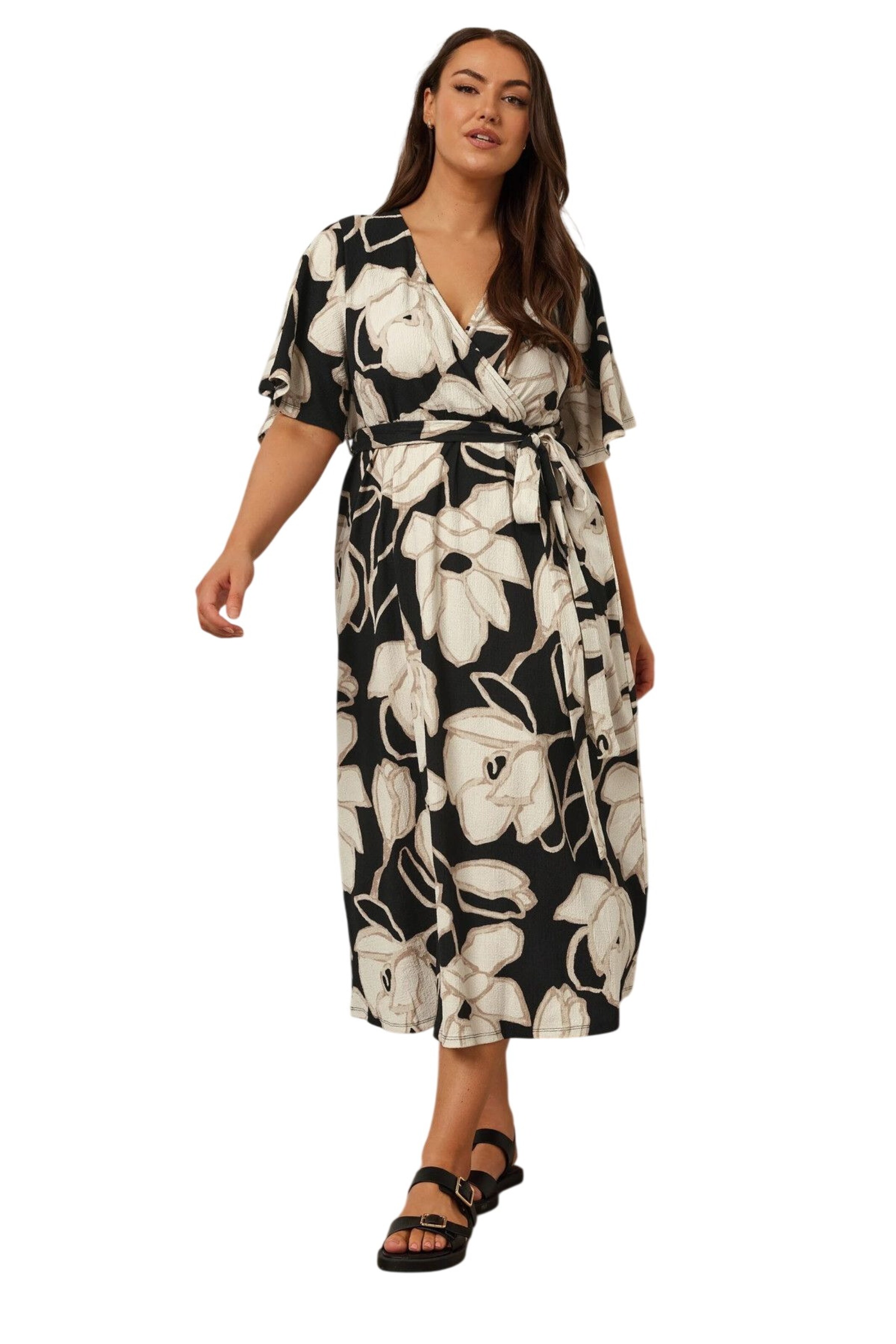 Stil Diva Kleid in Schwarz