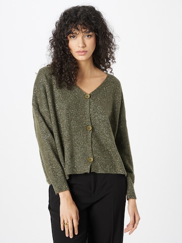 Molly BRACKEN Knit Cardigan in Green: front