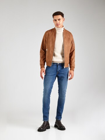 JACK & JONES Slimfit Jeans 'JJITIM JJORIGINAL' i blå