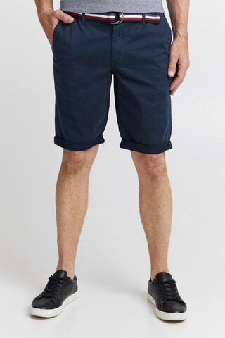 FQ1924 Regular Chino 'Rover' in Blauw: voorkant