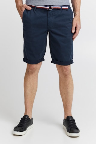 FQ1924 Chino 'Rover' in Blauw: voorkant