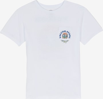 Volcom Shirt 'Burgstone Pocket' in Wit: voorkant