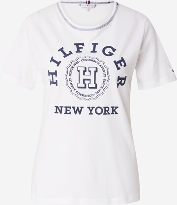 Maglietta 'VARSITY' di TOMMY HILFIGER in bianco: frontale