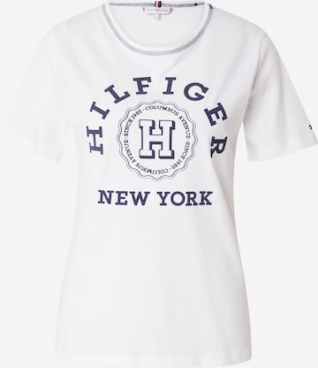 T-shirt 'VARSITY' TOMMY HILFIGER en blanc : devant