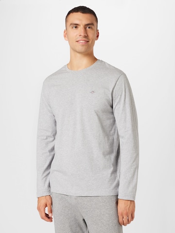 T-Shirt GANT en gris : devant