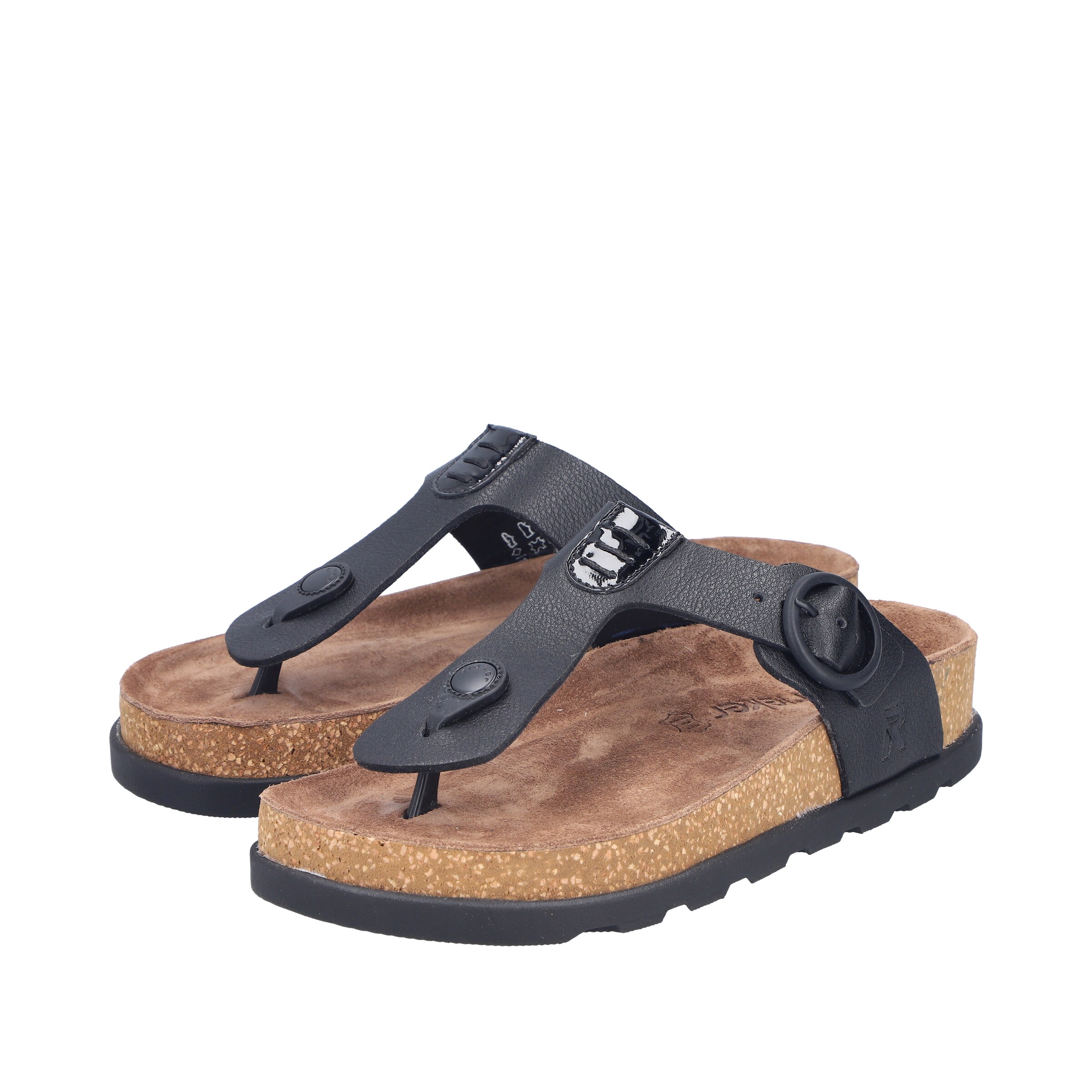 Tongs 'V3150' Rieker en noir