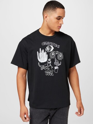 CONVERSE Shirt 'Desert Neighbors' in Black: front