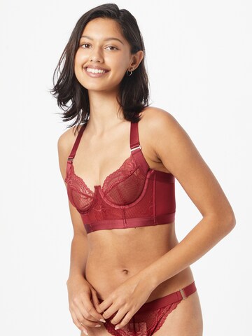 Bustino Reggiseno 'Hana' di Hunkemöller in rosso: frontale