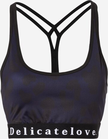 DELICATELOVE Sporttop 'SHIVA' in Blau: predná strana