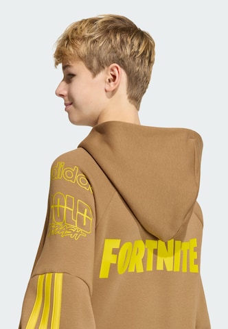 ADIDAS SPORTSWEAR - Camiseta deportiva 'Adidas x Fortnite' en marrón
