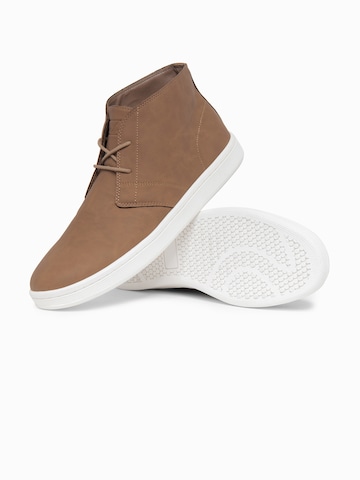 Ombre Sneakers hoog in Bruin