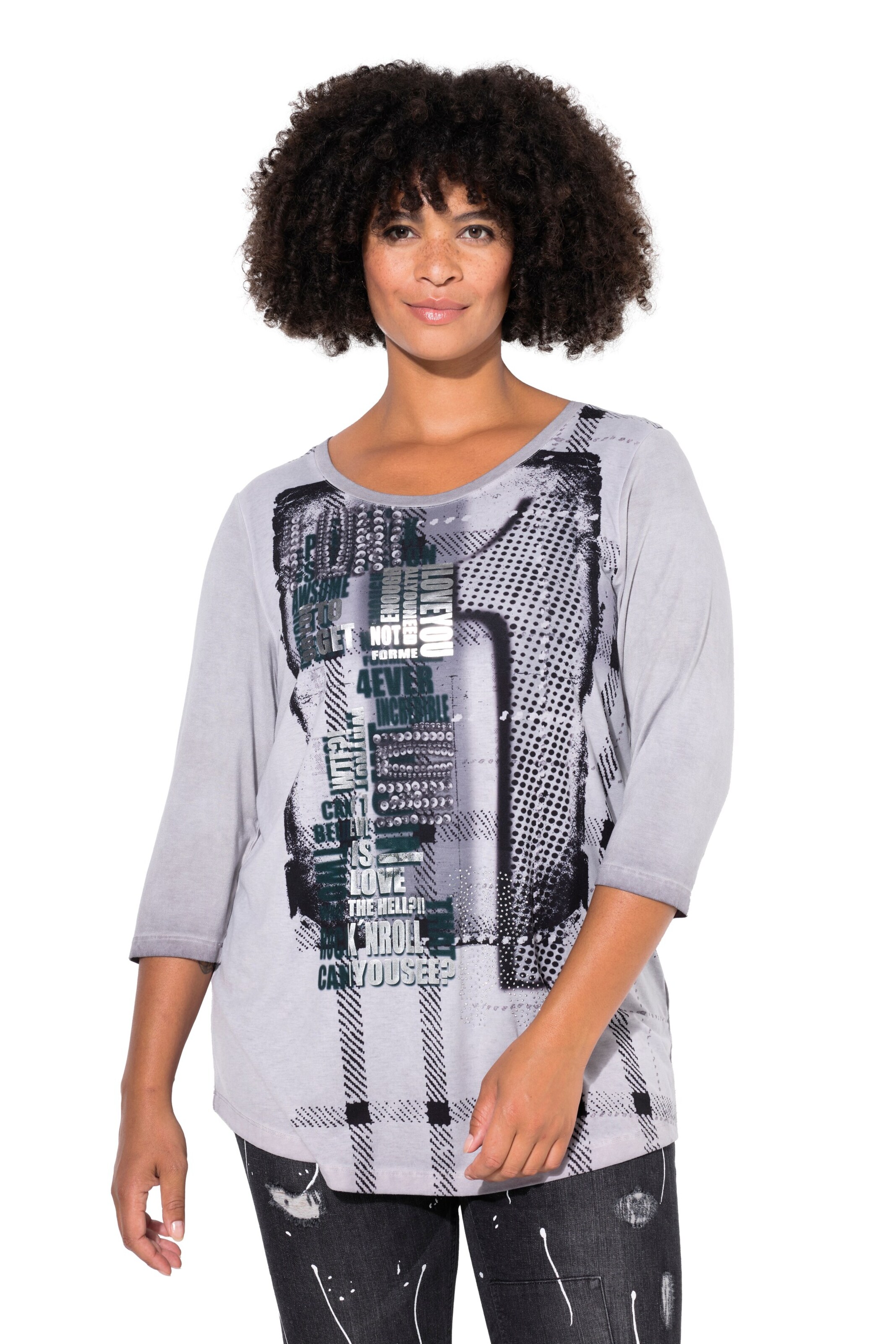 Angel of Style Shirt in Grey: front