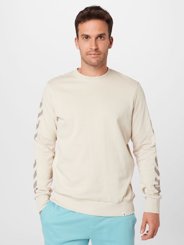 Hummel - Sweatshirt de desporto em cinzento: frente