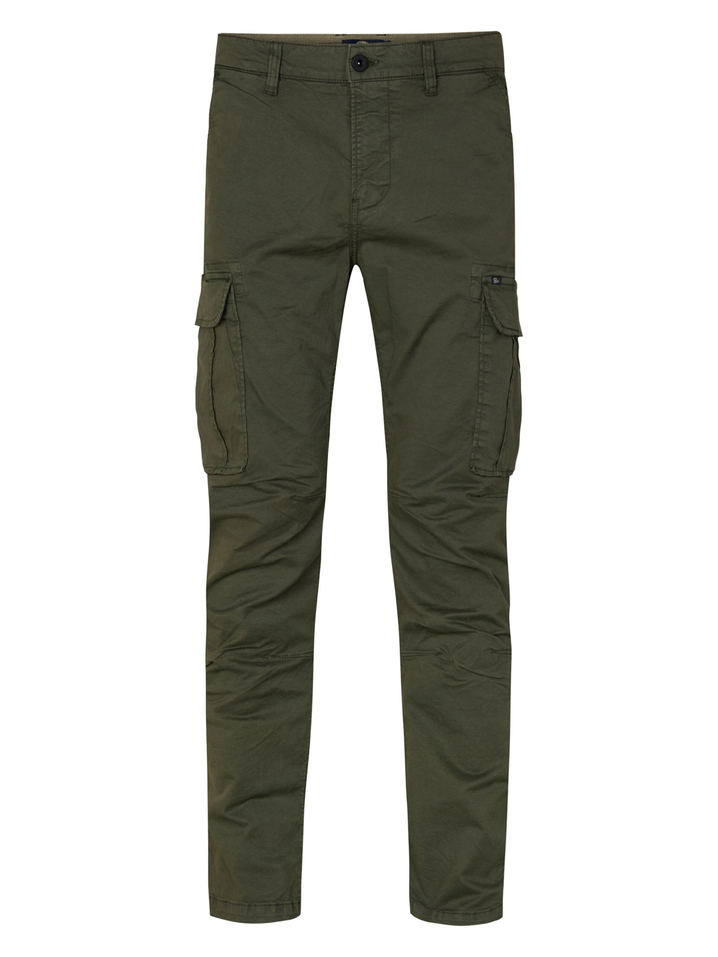 Petrol Industries Slim fit Cargo trousers 'Navik' in Green: front