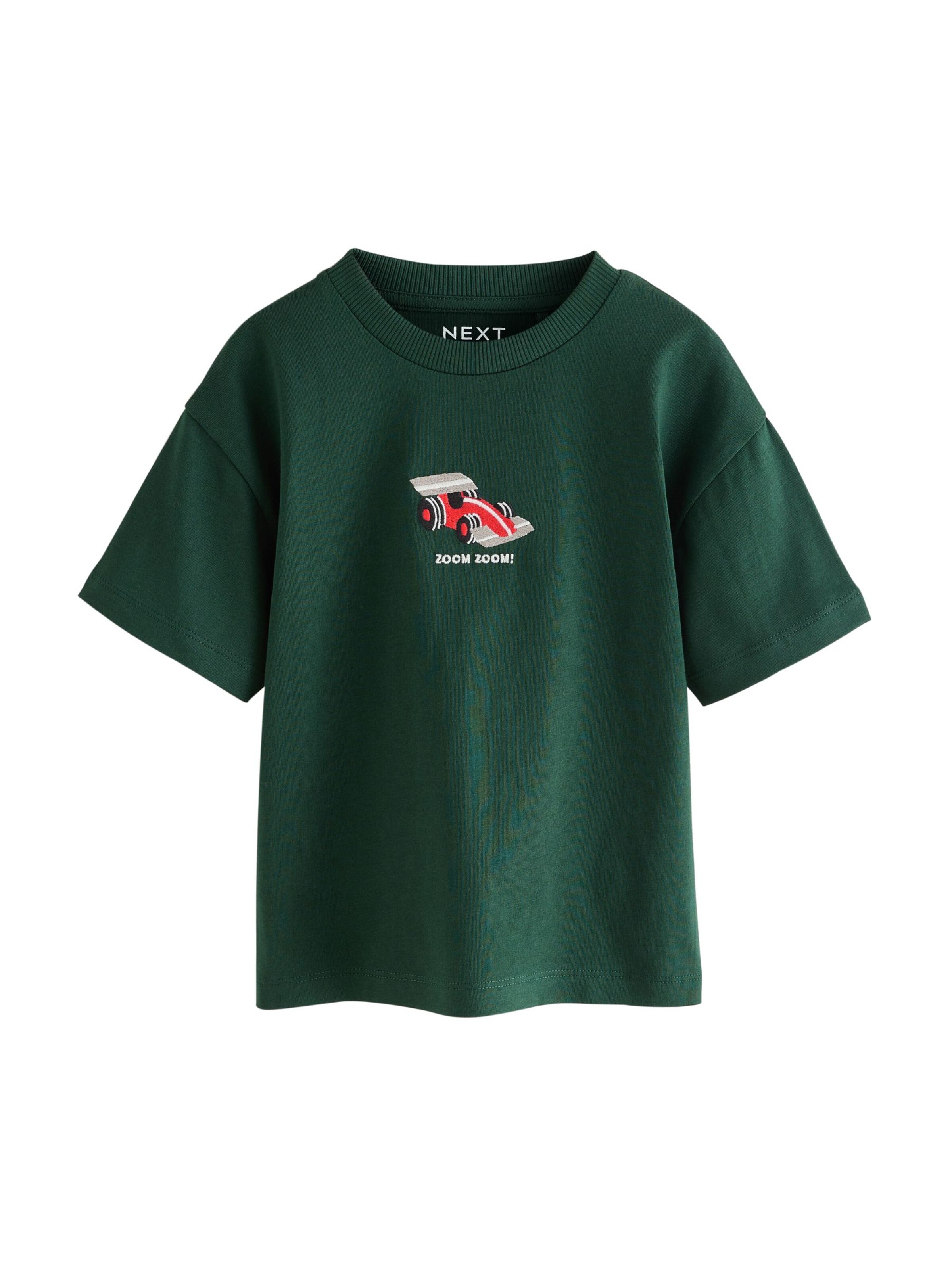 T-Shirt Next en vert : devant