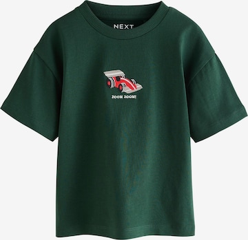 T-Shirt Next en vert : devant