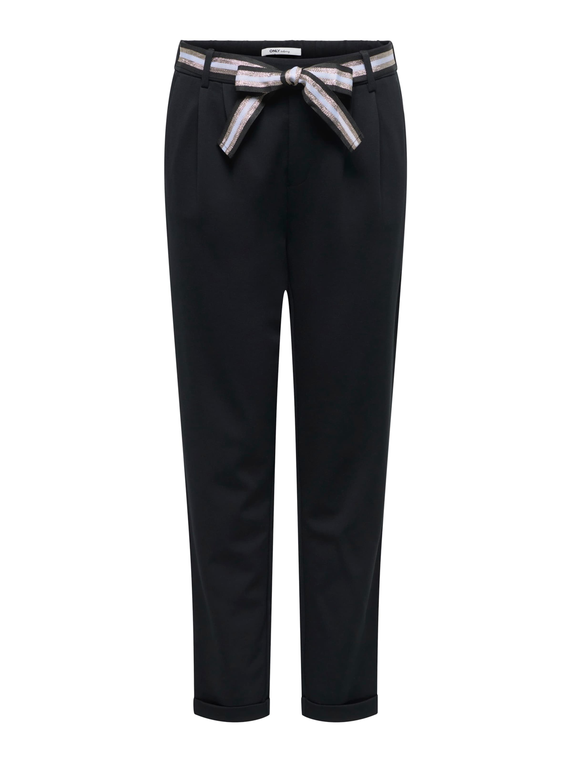 Tapered Pantaloni con pieghe 'ONLPOPTRASH-RITA' di ONLY in nero: frontale