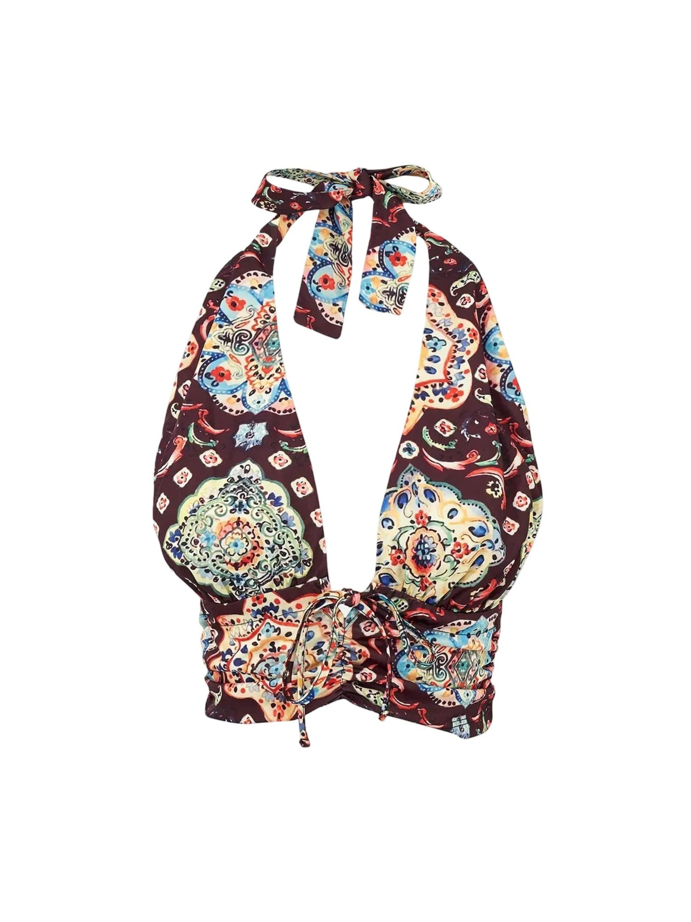 Top di Hiccup in colori misti: frontale