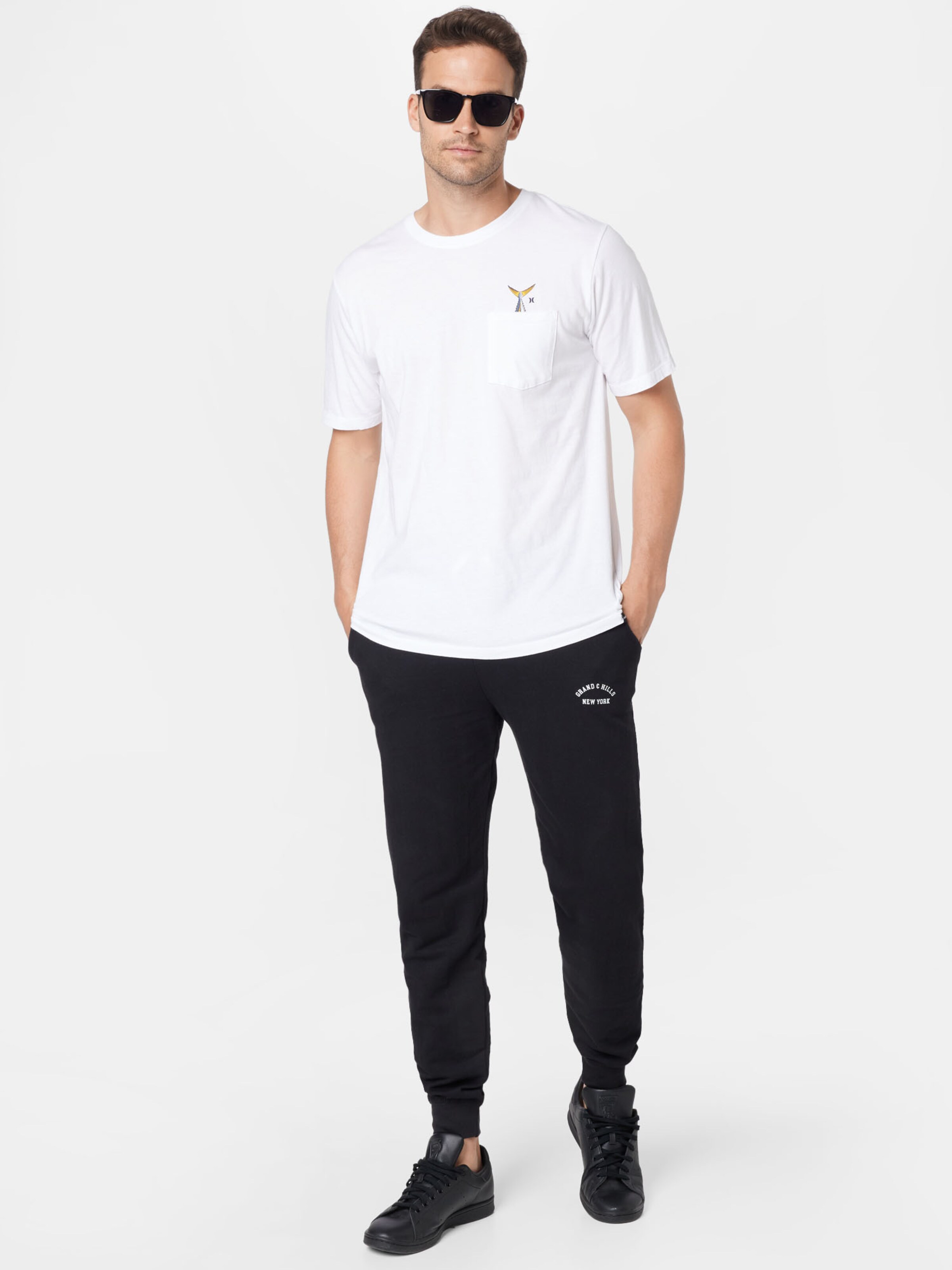 Männer Sportarten Hurley Sportshirt in Weiß - LA45191 Männer Sportarten Hurley Sportshirt in Weiß - LA45191