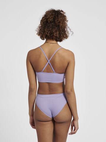 Hummel Bralette Sports bra 'Juno' in Purple