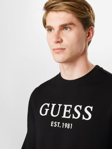 GUESS Sweatshirt 'BEAU' in Black