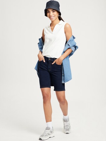 CROSS JEANS Slimfit Hosen in Blau