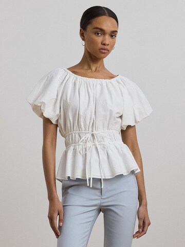 Camicia da donna di Lauren Ralph Lauren in bianco: frontale