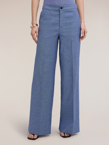 MOTIVI - Pierna ancha Pantalón en azul: frente