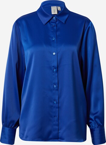 Y.A.S - Blusa 'PELLA' en azul: frente