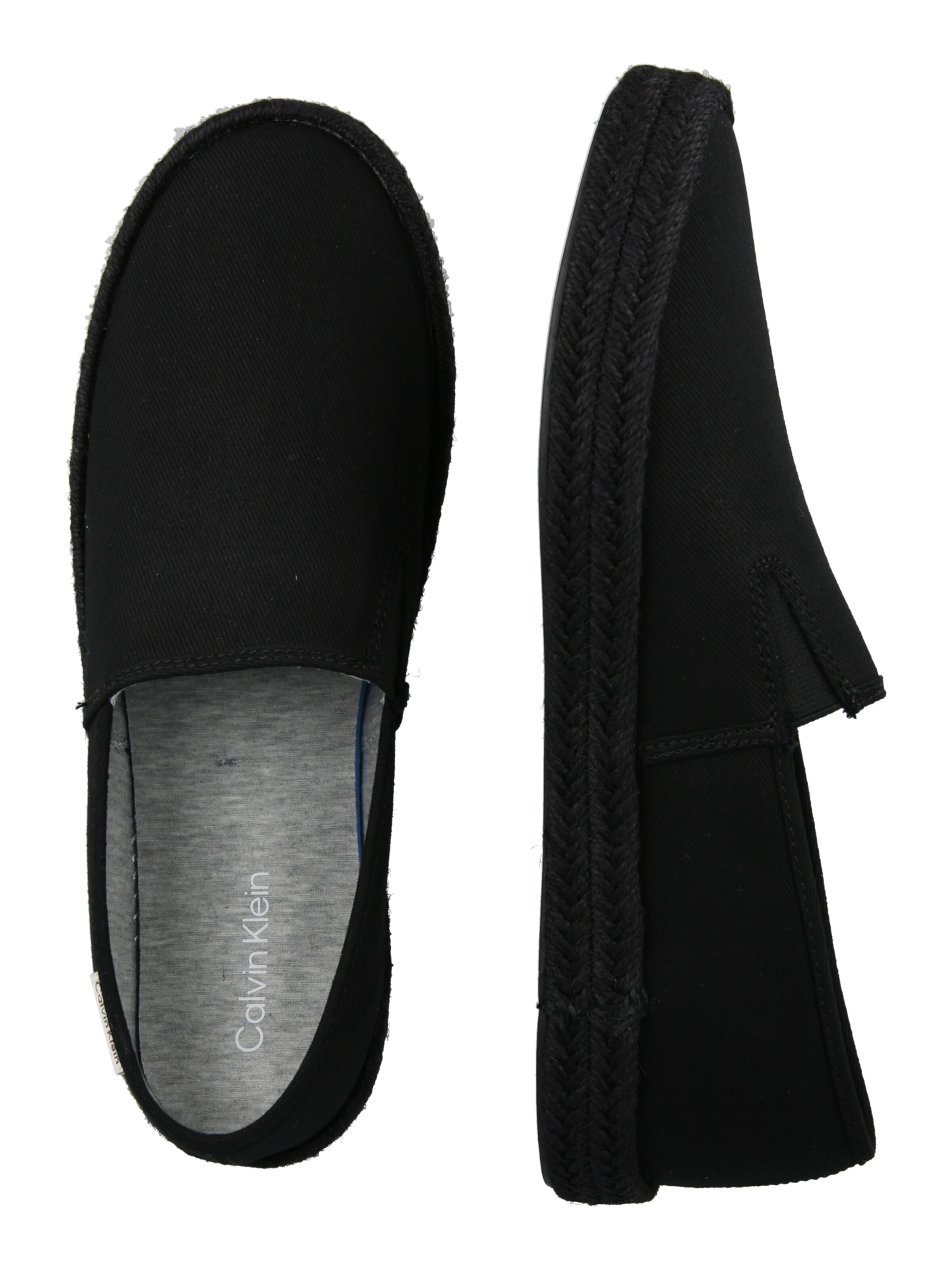 melns Calvin Klein Espadrillas