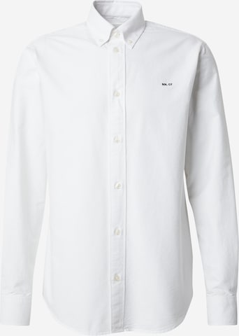 Camicia 'Colby' di NN07 in bianco: frontale