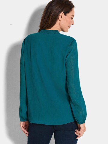 Goldner Bluse in Grün
