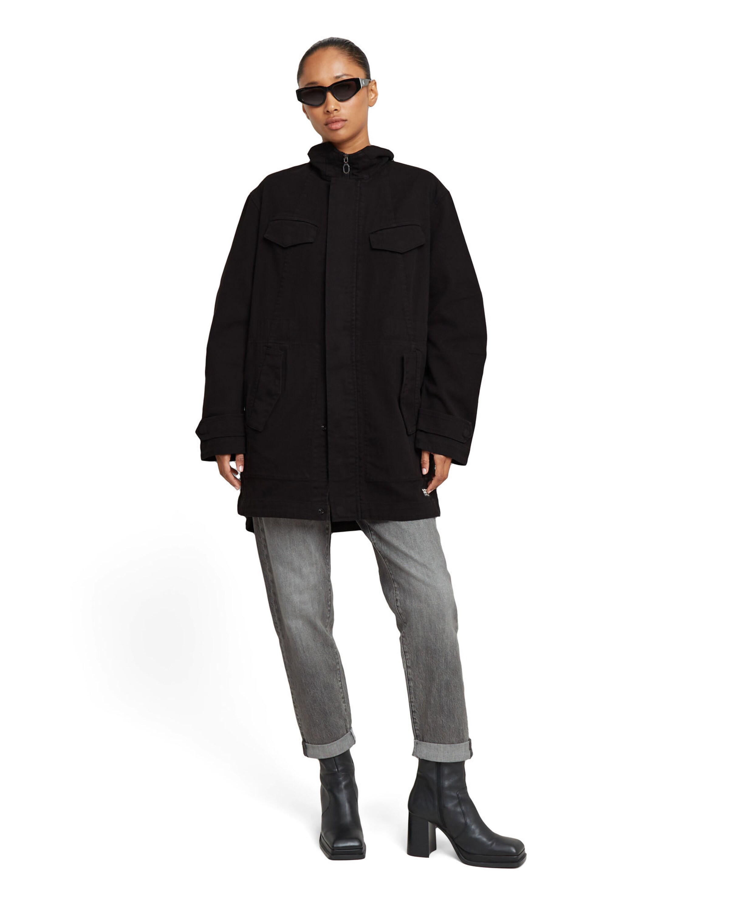 G-STAR Tussenparka in Zwart