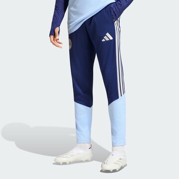 ADIDAS PERFORMANCE Slimfit Sportbroek 'Ajax 26/27 Tiro 26' in Blauw: voorkant