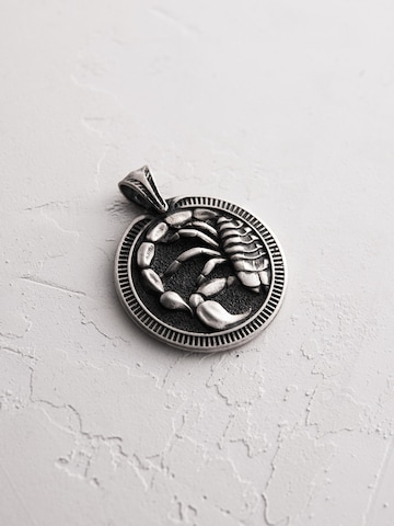 REYTEL Anhänger 'SKORPION' in Silber: Vorderseite