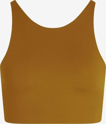 Girlfriend Collective Urheilurintaliivit 'Topanga' värissä keltainen: etupuoli