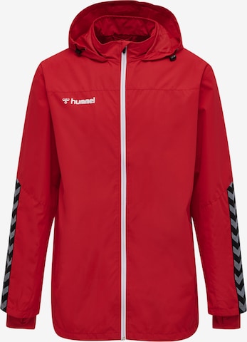 Hummel Sportjas 'Authentic' in Rood: voorkant
