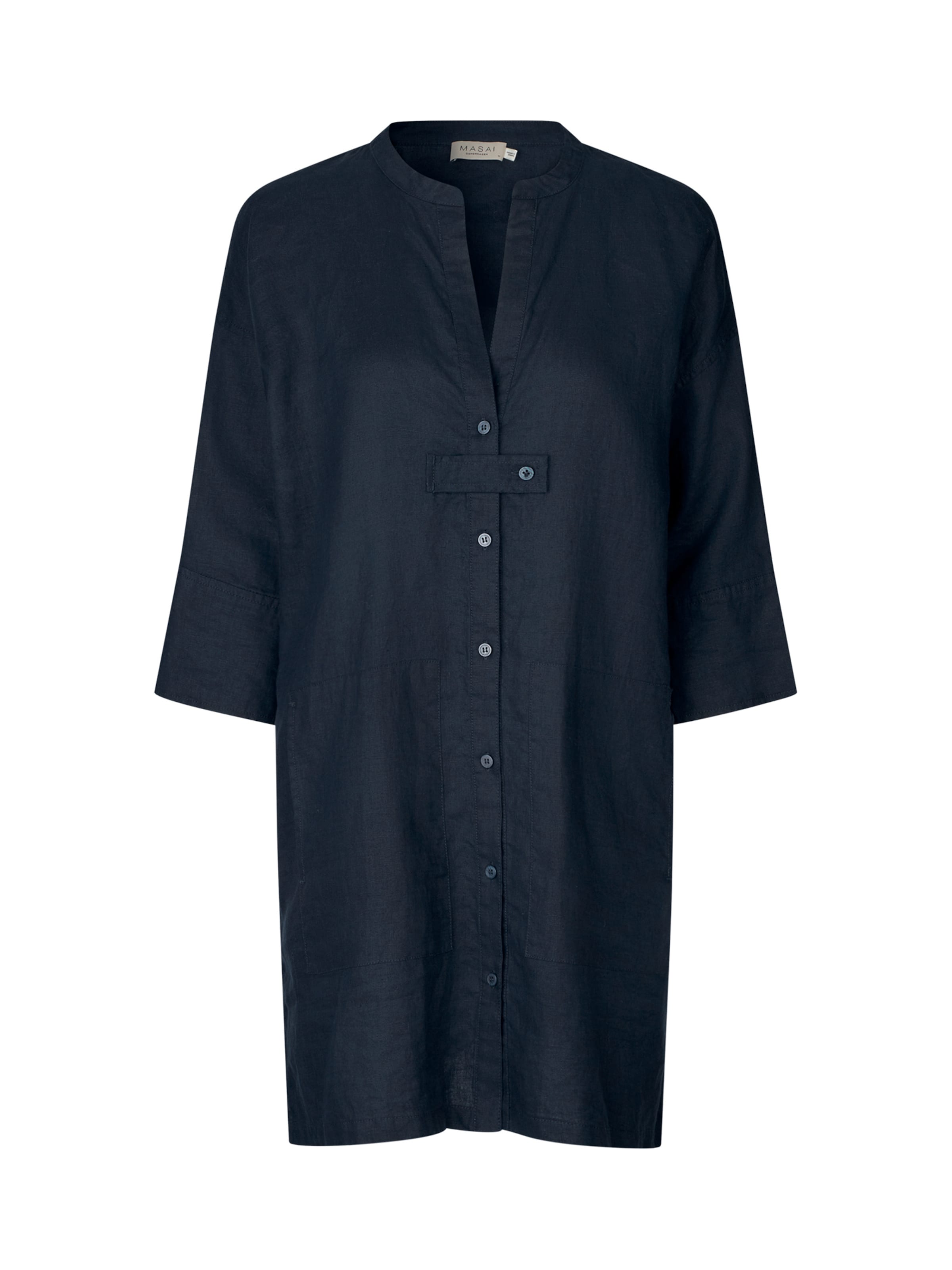 Robe-chemise 'Genoveva' Masai en bleu : devant