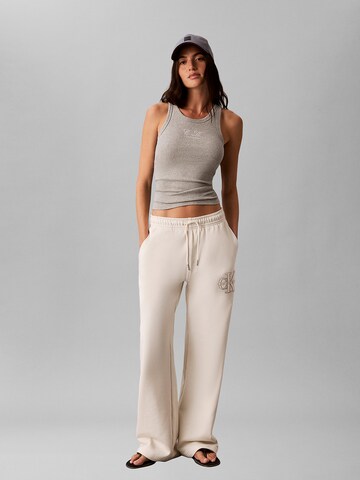 Calvin Klein Jeans Regular Hose 'Terry' in Beige