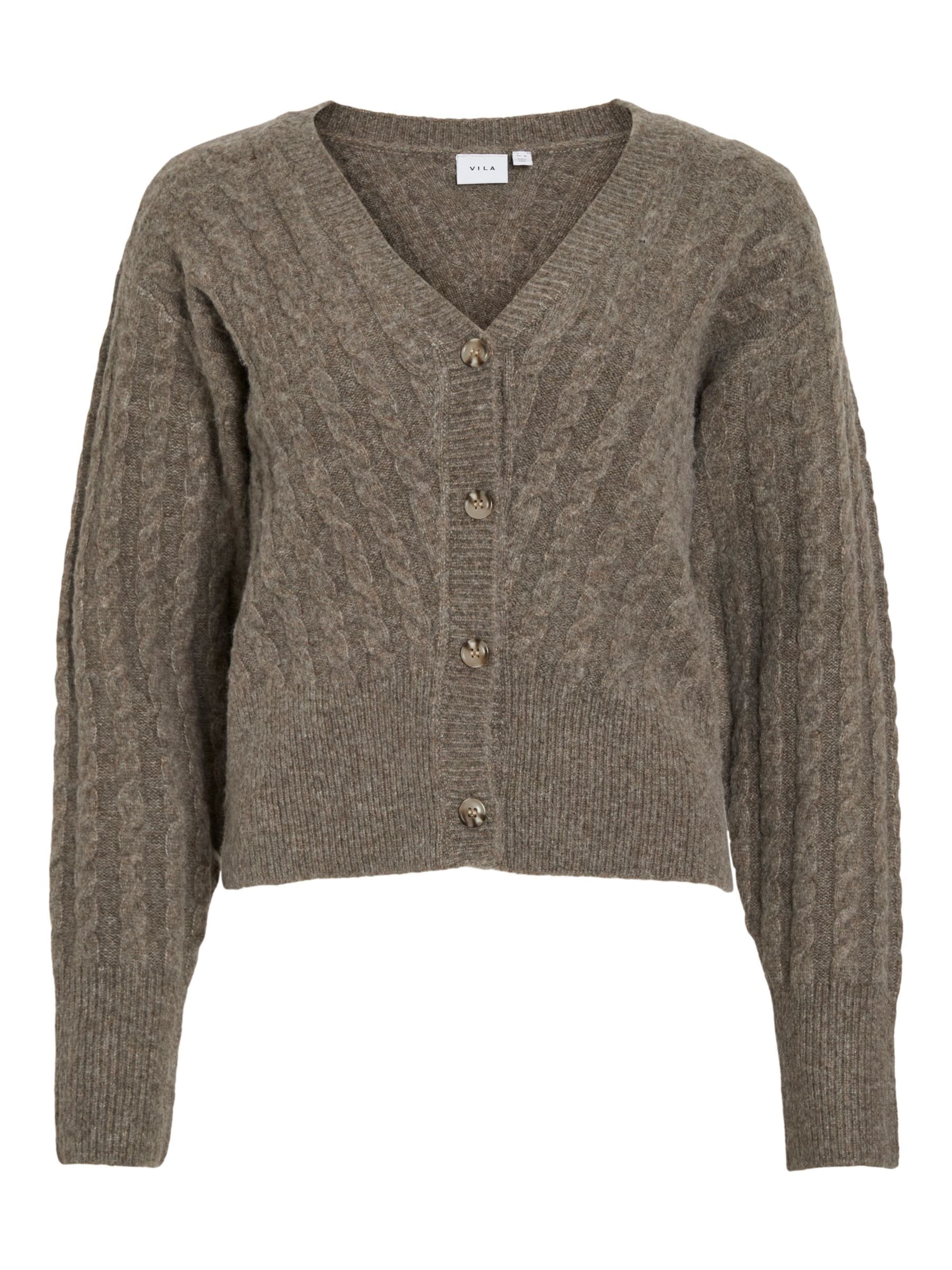 VILA Cardigan 'VIRelli' i brun: forside