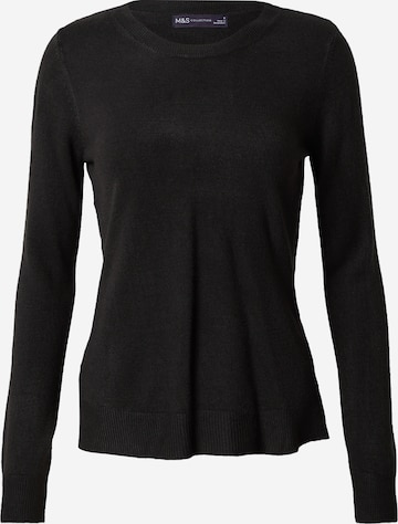 Pull-over Marks & Spencer en noir : devant