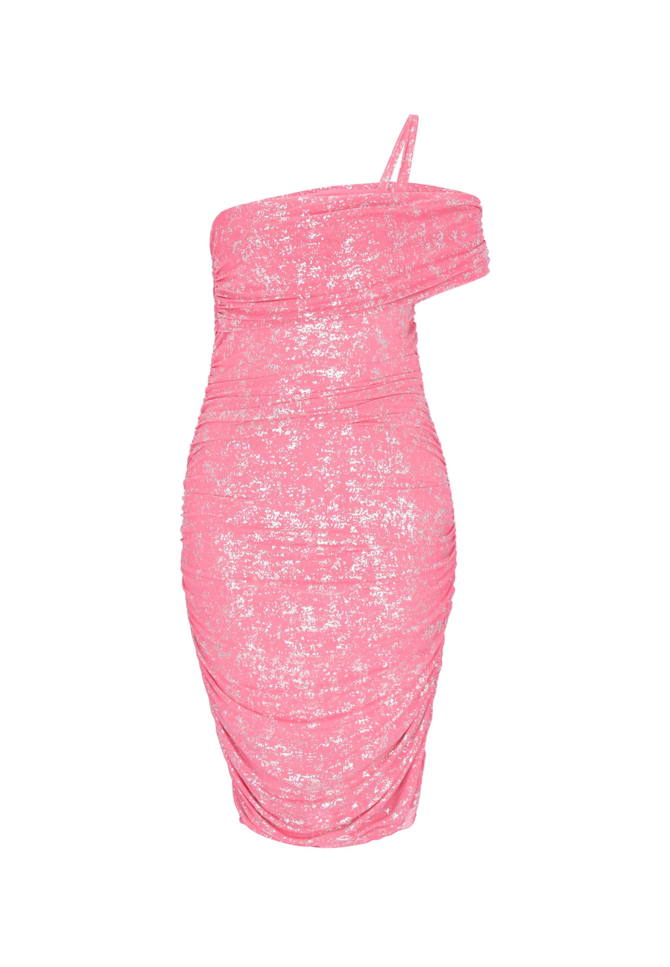 Robe de cocktail 'Festive' faina en rose : devant